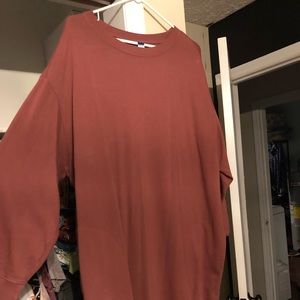 Sweater dress with pockets